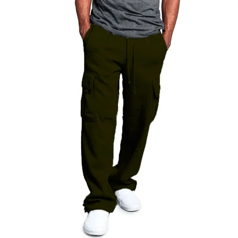 Mens Pocket Casual Trousers
