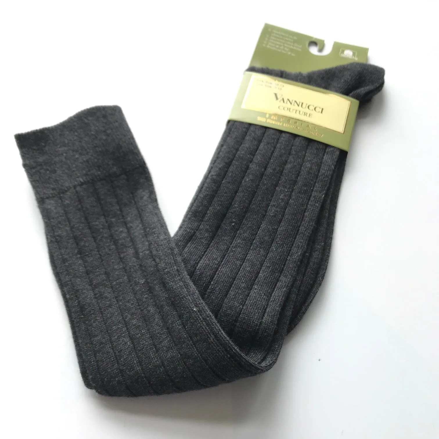 Men's Vannucci | Couture Knee Over the Calf Socks | Charcoal