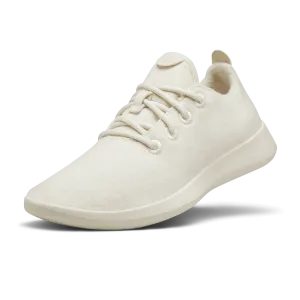 Men's Wool Runners - Natural White (Cream Sole)