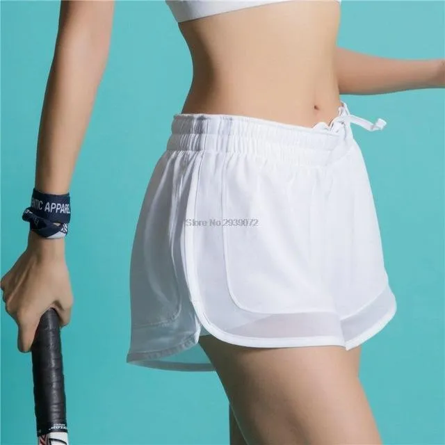 Mesh Patchwork Sports Shorts