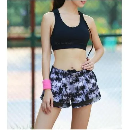 Mesh Patchwork Sports Shorts