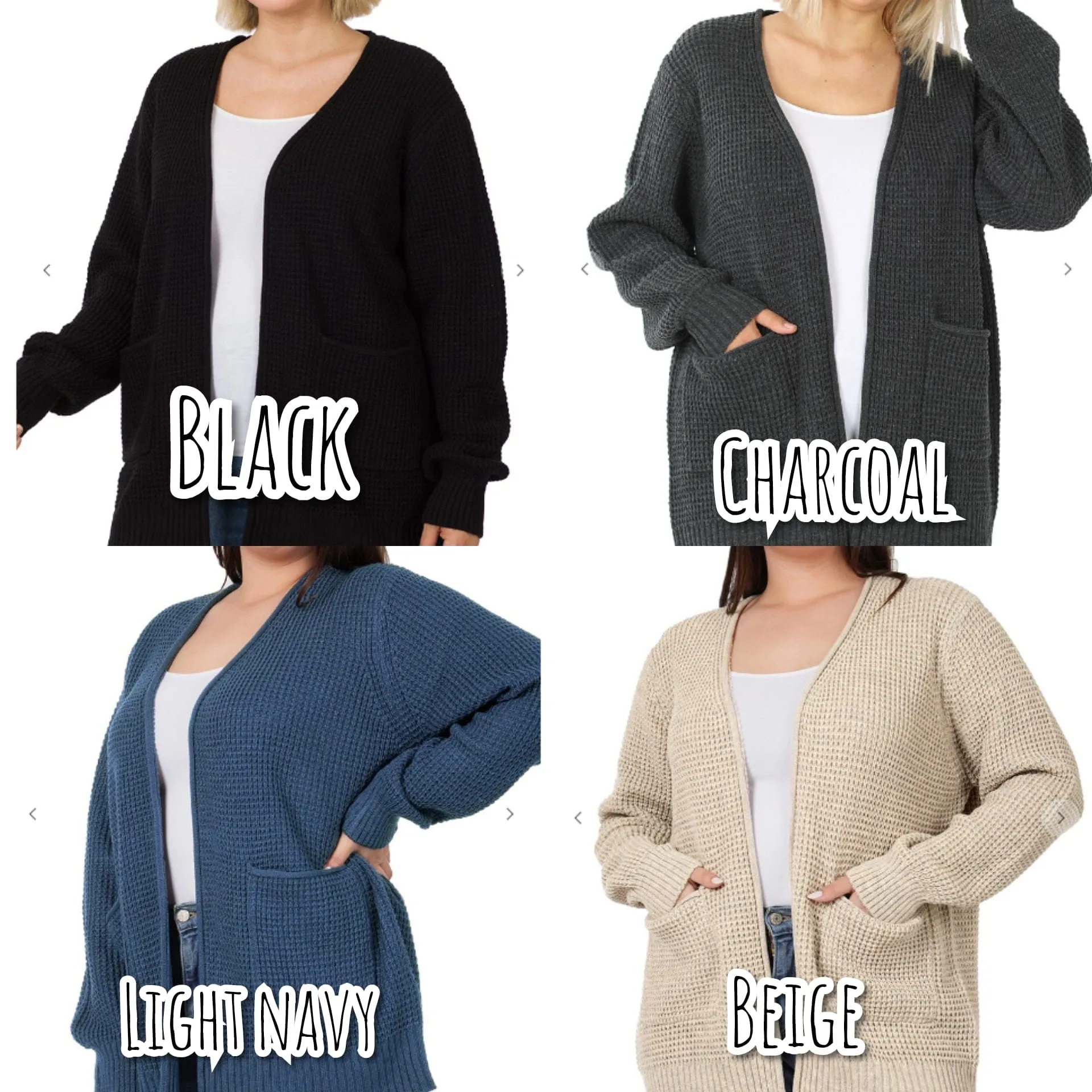Millie Sweater Cardi w/Patch Pockets (9 colors!)