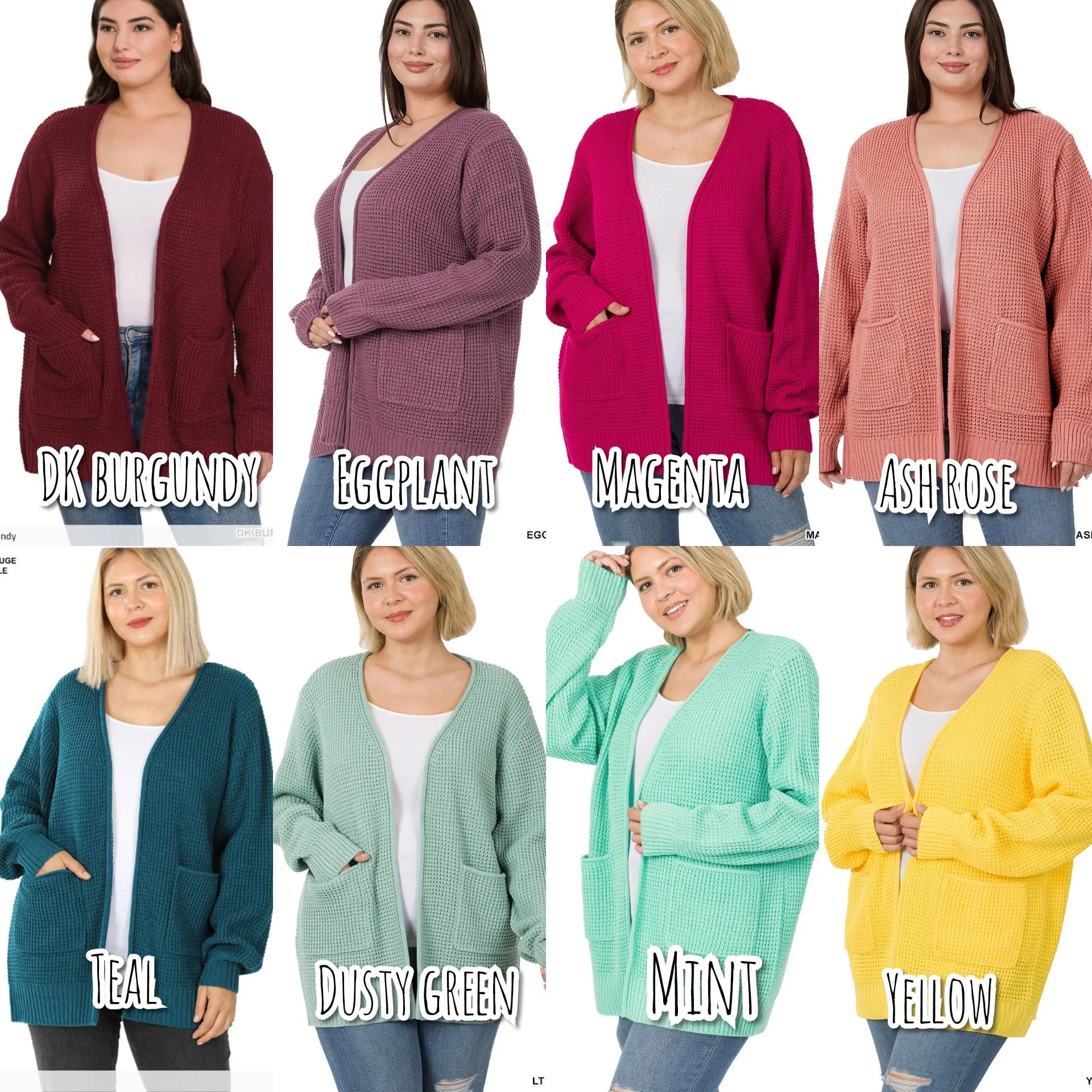 Millie Sweater Cardi w/Patch Pockets (9 colors!)