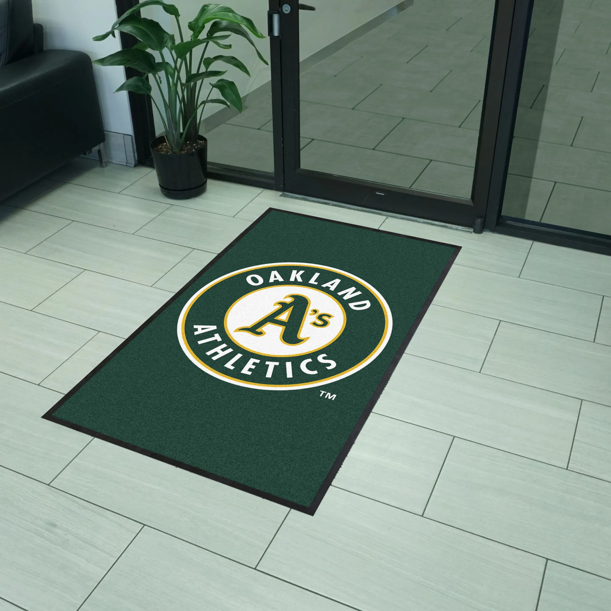 MLB - Oakland Athletics 3X5 Logo Mat - Portrait