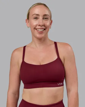 Momentum Sports Bra D/DD/E - Cordovan