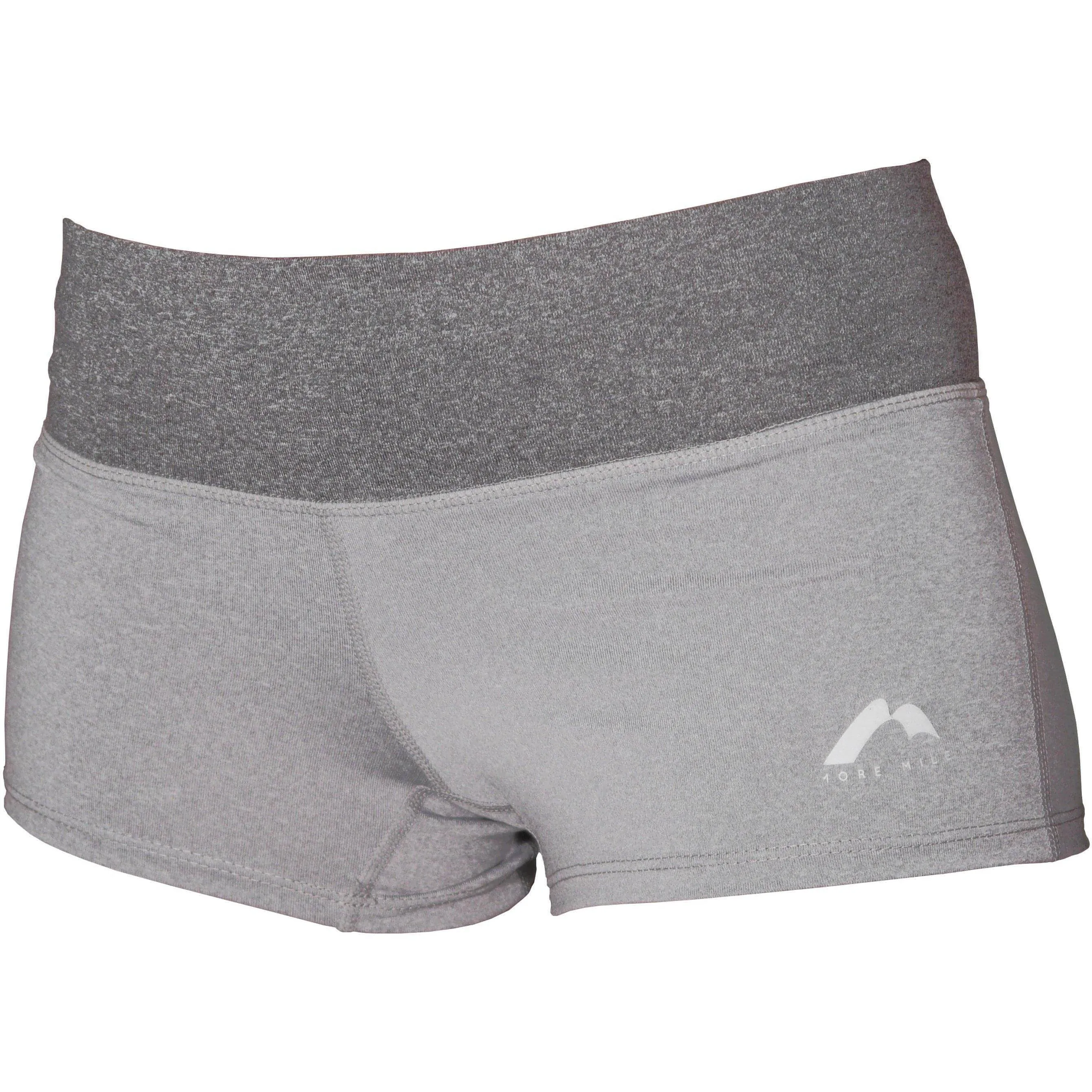 More Mile Marl 3 Inch Womens Running Shorts - Grey