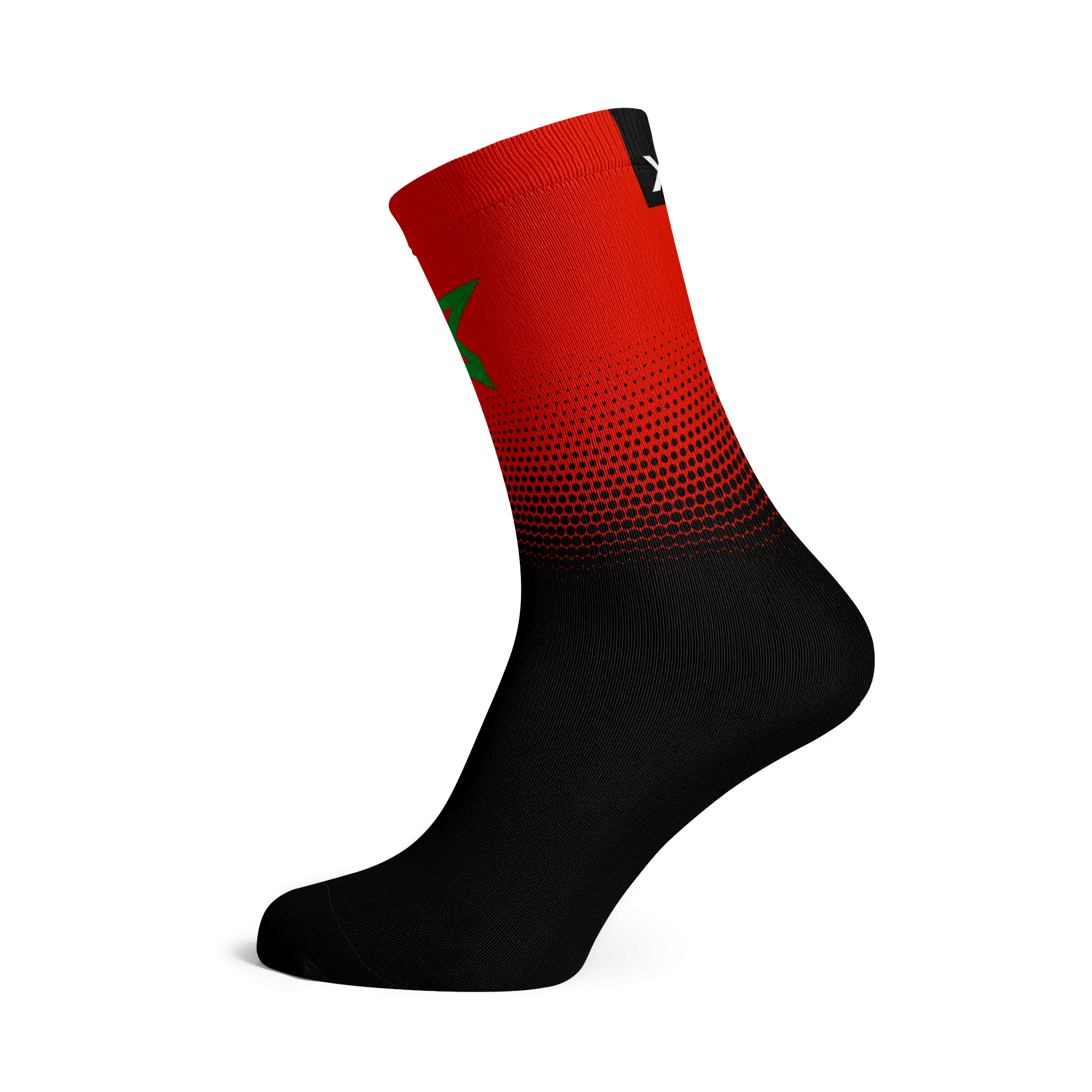 Morocco Flag Socks