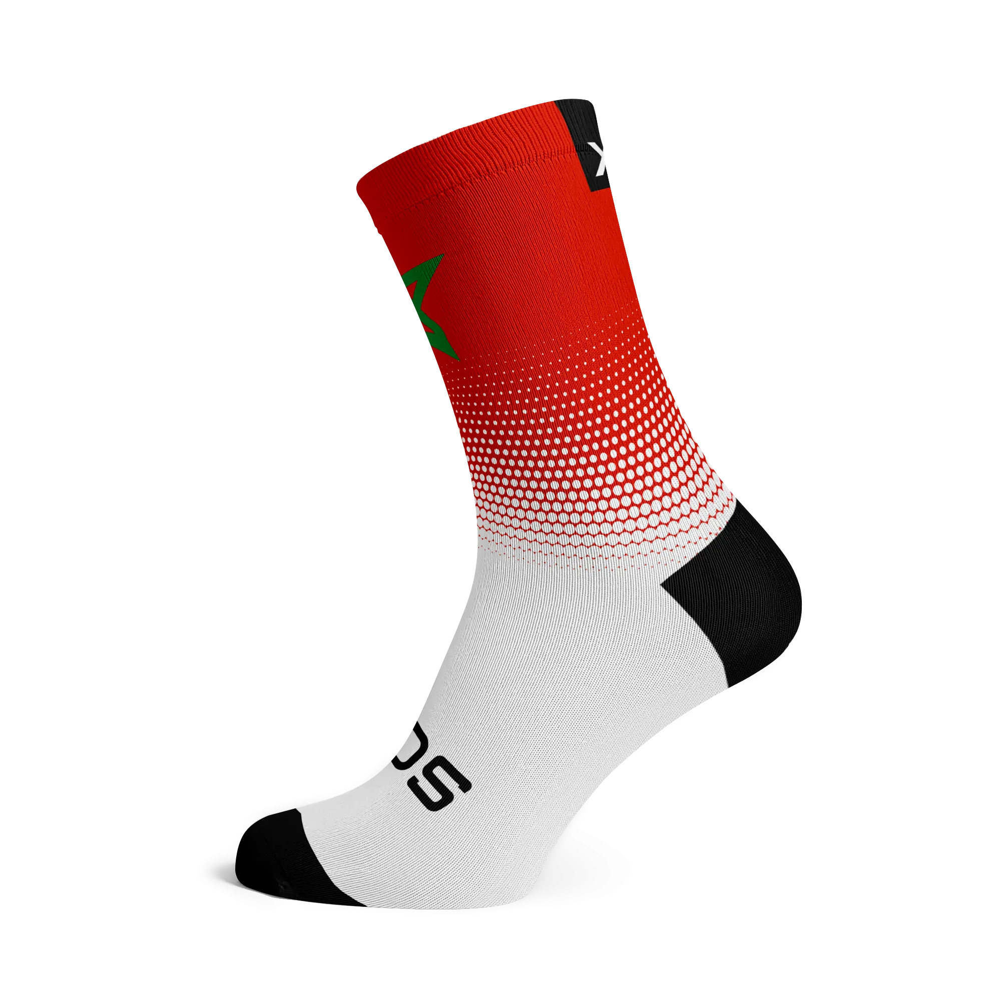 Morocco Flag Socks