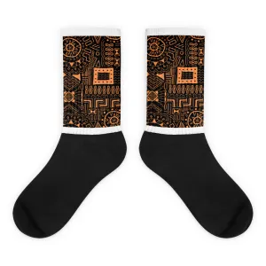 Mudcloth inspired socks