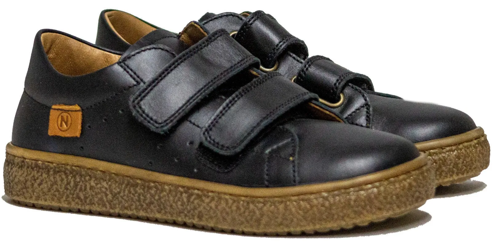 Naturino Carex Black Boys Casual Shoes
