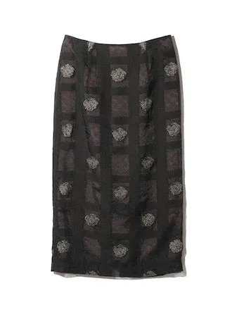 Needles' Pencil Skirt - CU/C/N/PE Oriental Lame Jq.