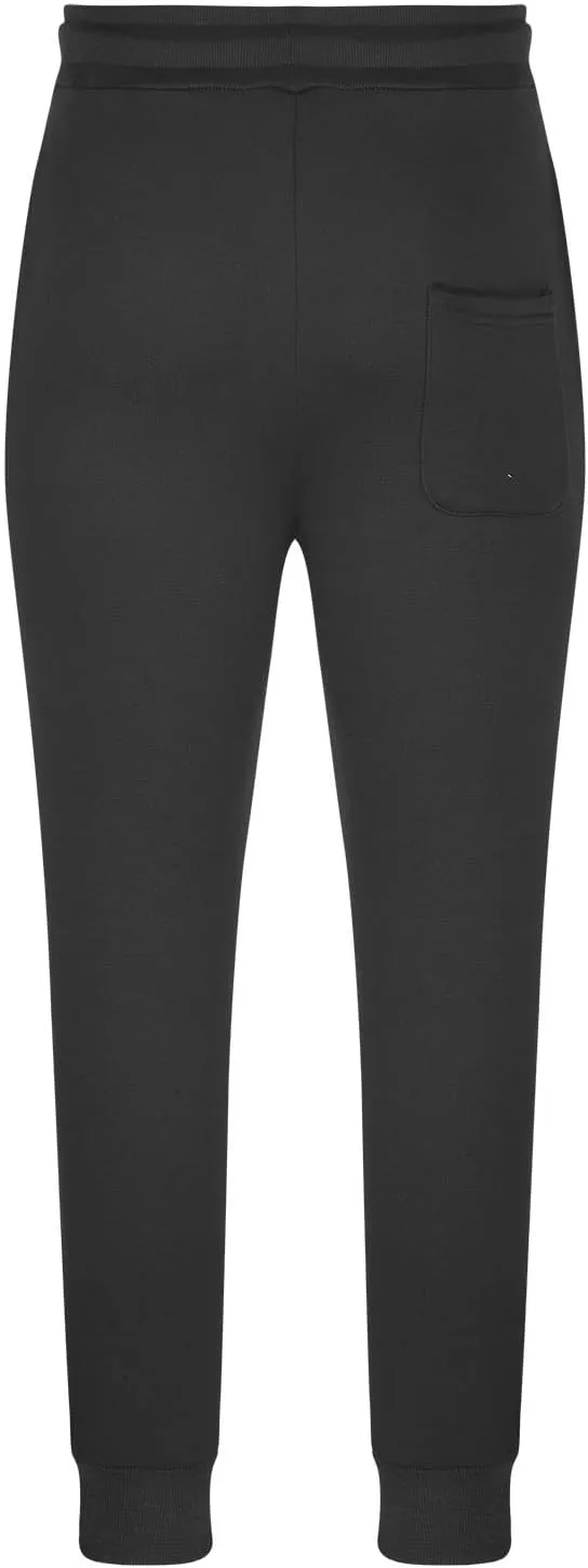 NEW Baggy Cargo Pants for Men Regular Fit Elastic Expandable-Waist Long Sweat Pants with Drawstring Athletic Joggers, Sz XL, Black