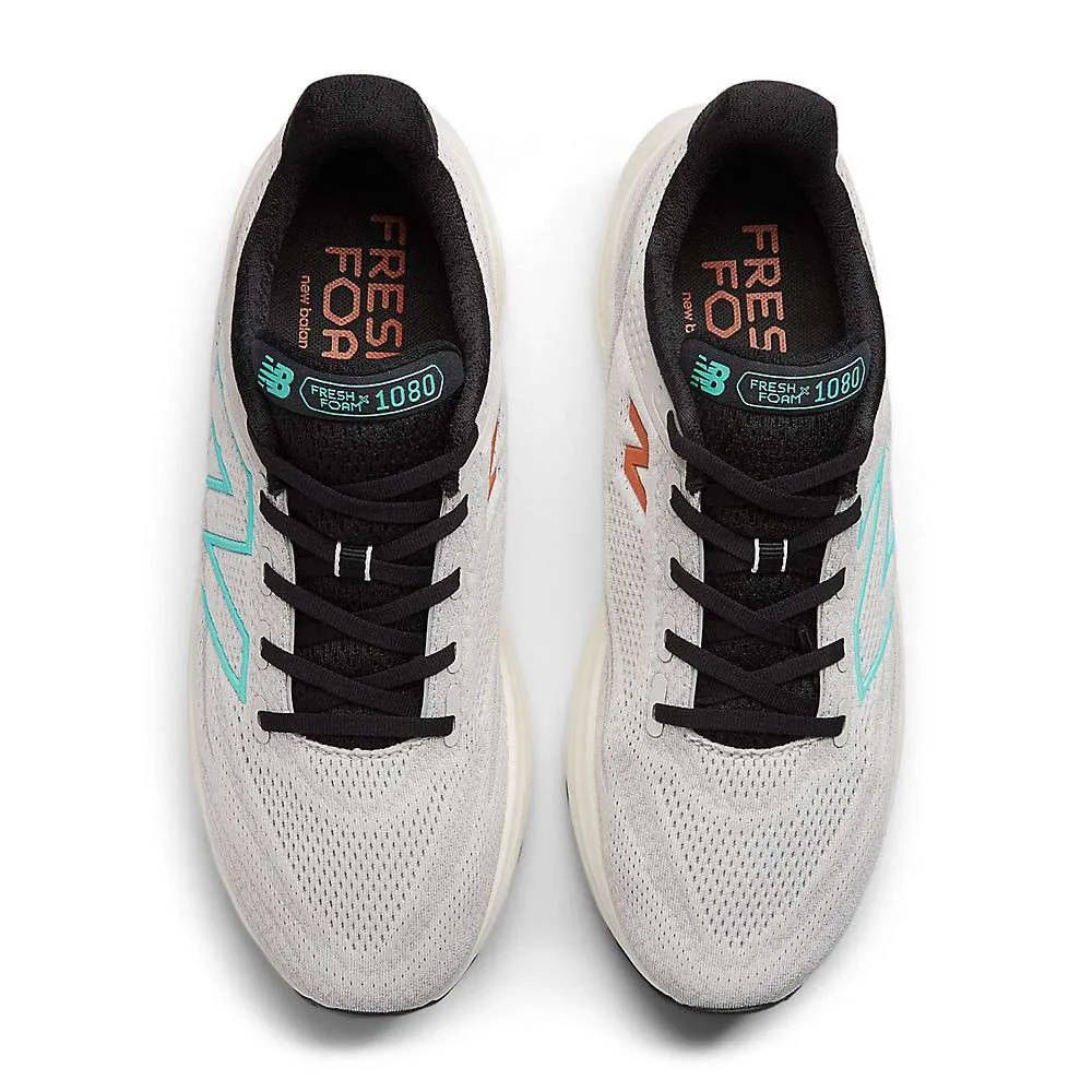 New Balance Fresh Foam X 1080 v13 (Mens) - Grey matter with cyber jade and black
