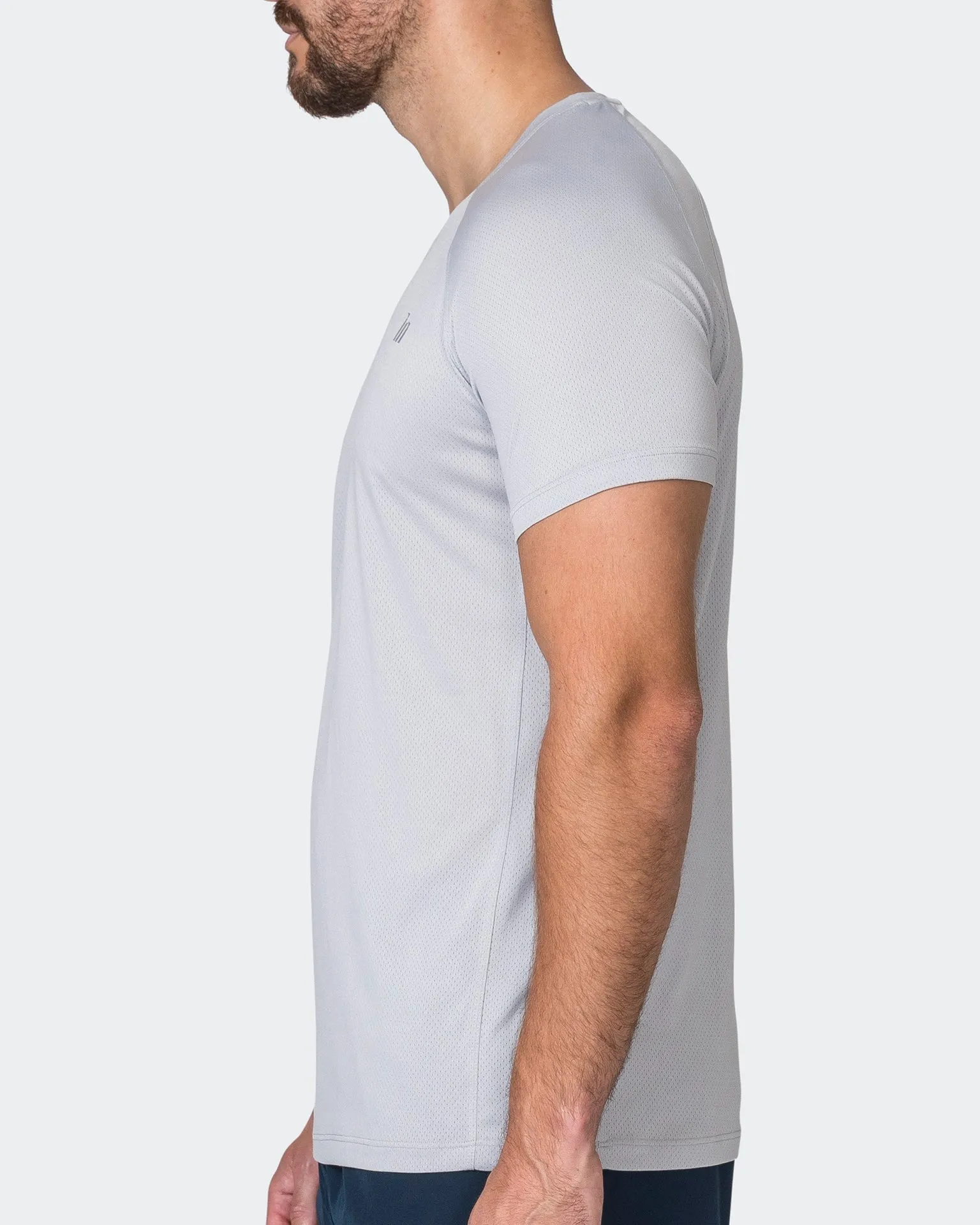 New Heights Running Tee - Quiet Grey