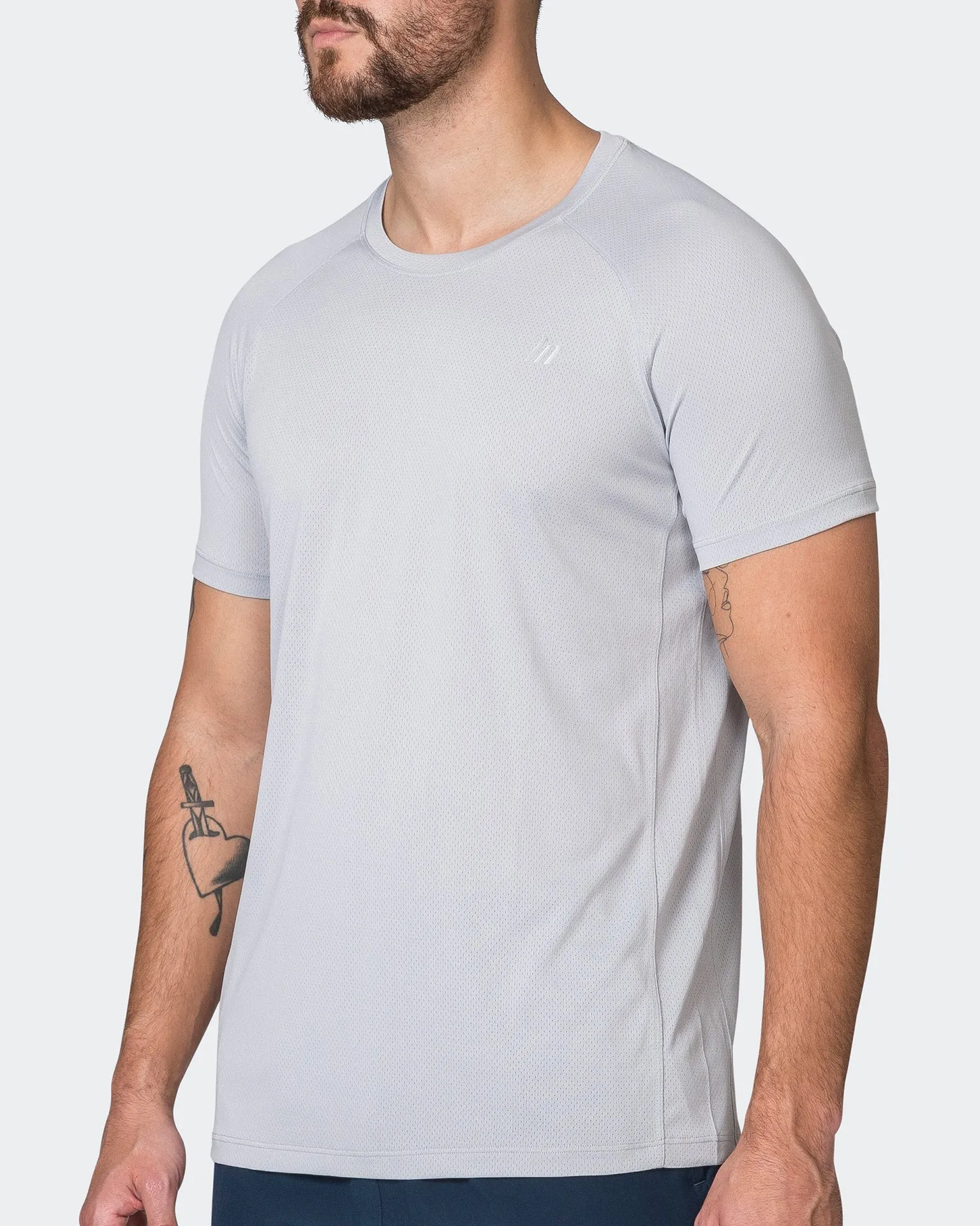 New Heights Running Tee - Quiet Grey