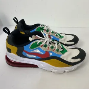Nike 270 React Multi Color White Green Blue Sneakers