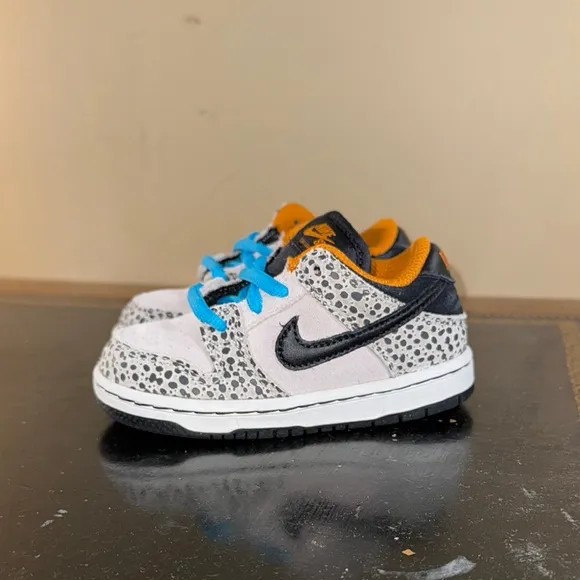 Nike Dunk Low Pro Sb Electric Pack Safari HF7840-001 Toddler Baby Boy Size 7C