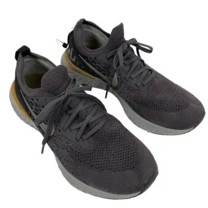 Nike Epic React Flyknit Running Shoes Thunder Gray Mens 9.5