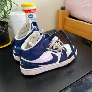 Nike Kids Blue and White Sneakers