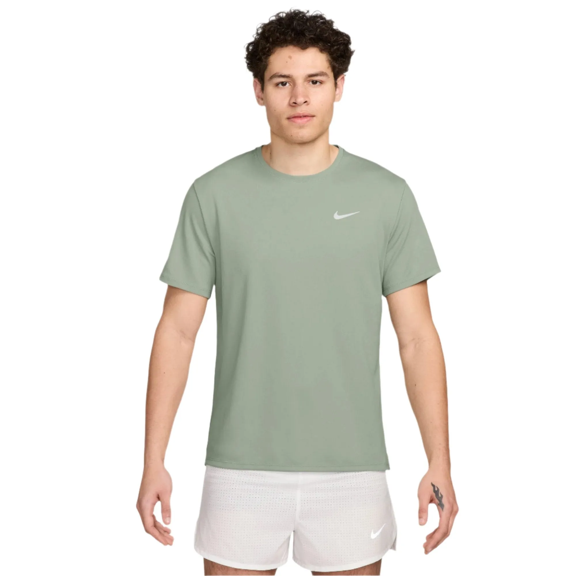 Nike Men Dri-FIT UV Miler Short-Sleeve Running Top | DV9316-370