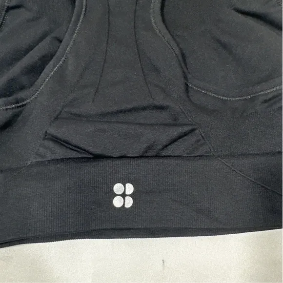 NWT $44 Sweaty Betty [ Medium ] Stamina Racerback Sports Bra‎ in Black