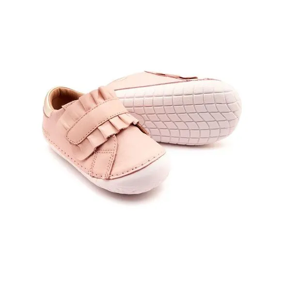 Old Soles Frilly Pave Leather Sneaker, Pink