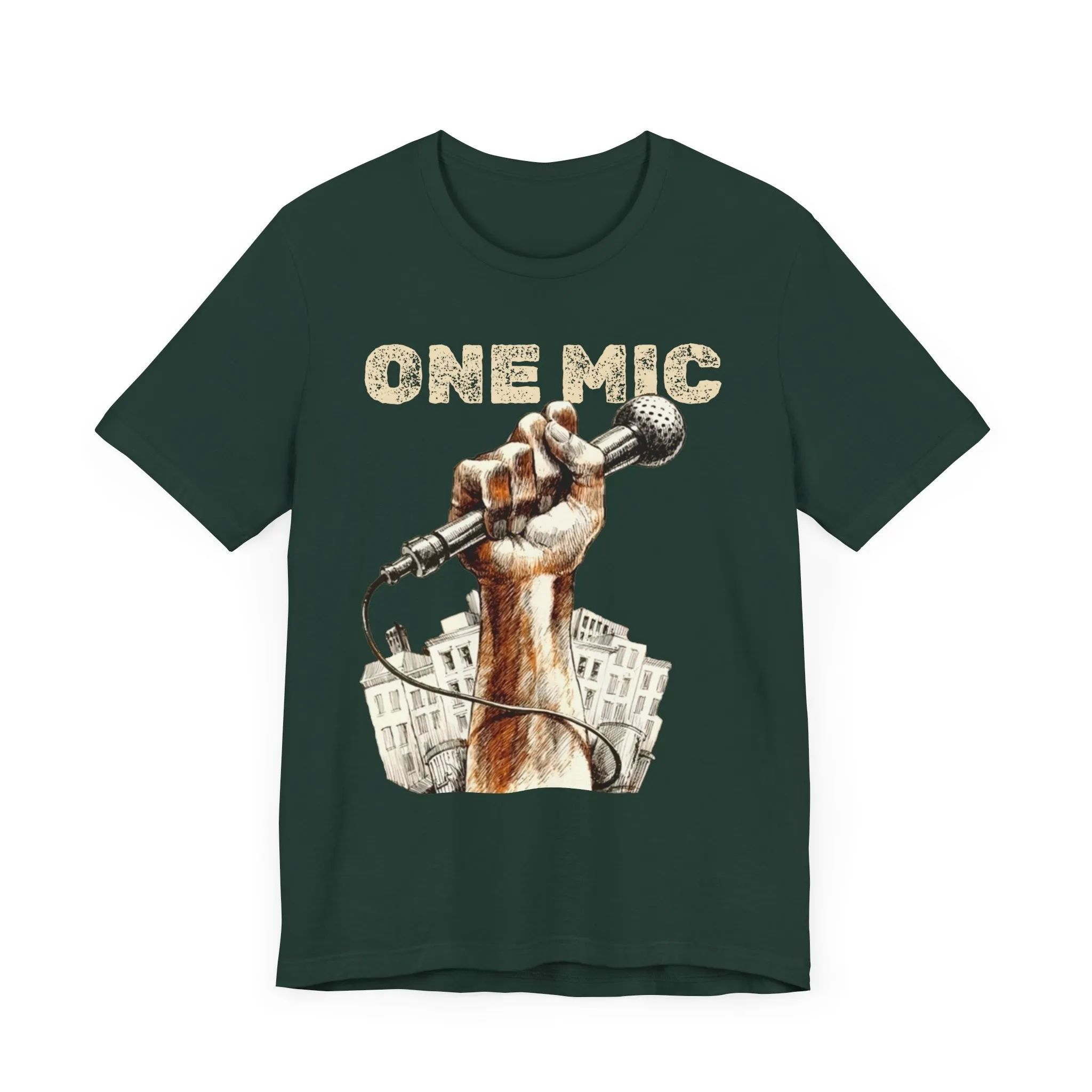 One Mic: Unisex Jersey Tee