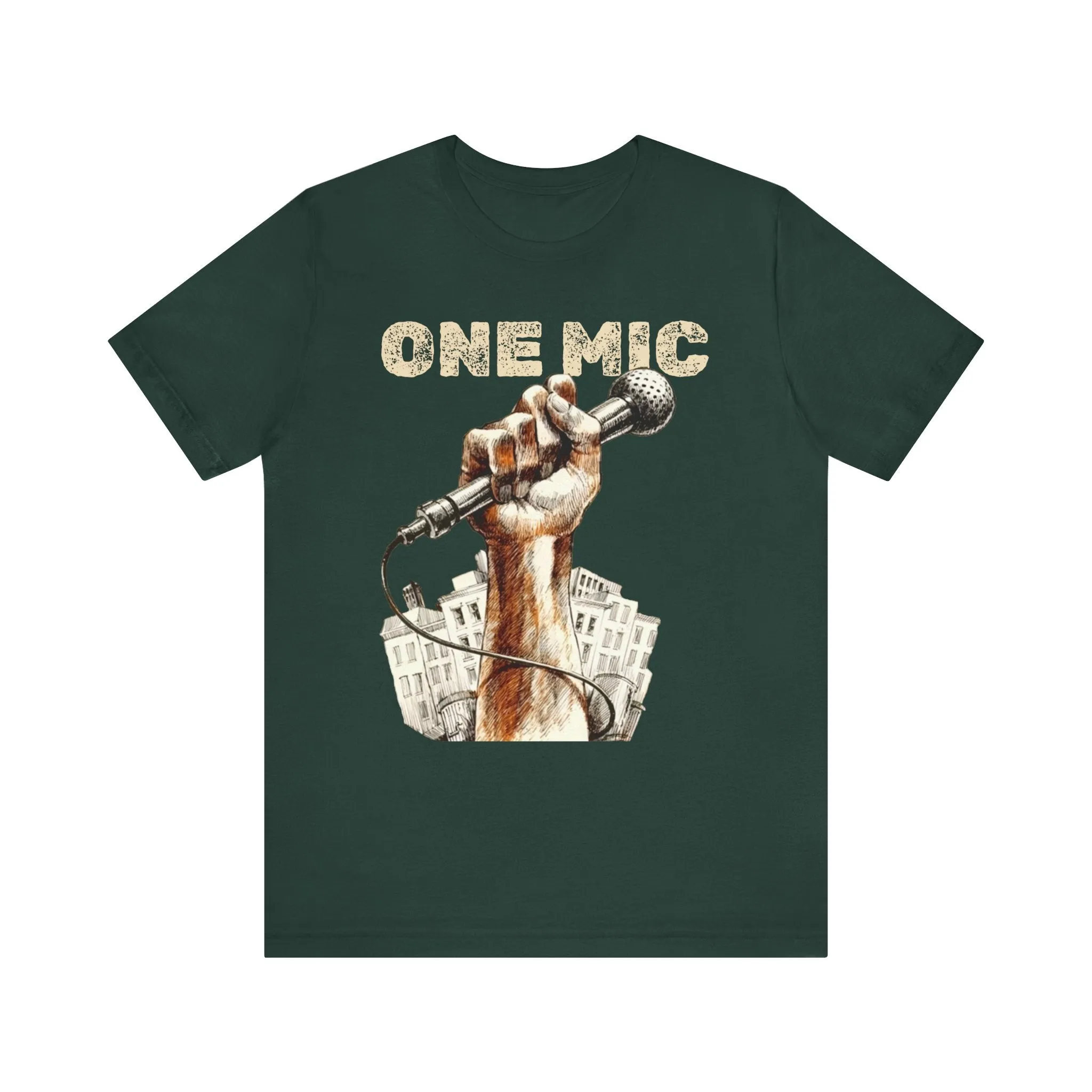 One Mic: Unisex Jersey Tee