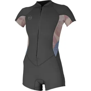 O'NEILL WMS BAHIA 2/1MM FRONT ZIP GRAPHITE