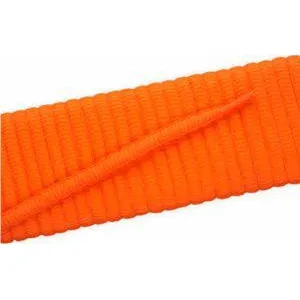 Oval Athletic Laces - Neon Orange (2 Pair Pack) Shoelaces