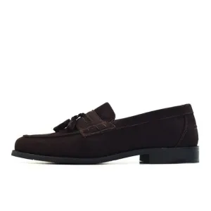 P. Crouch Casual Suede Shoe - Chocolate
