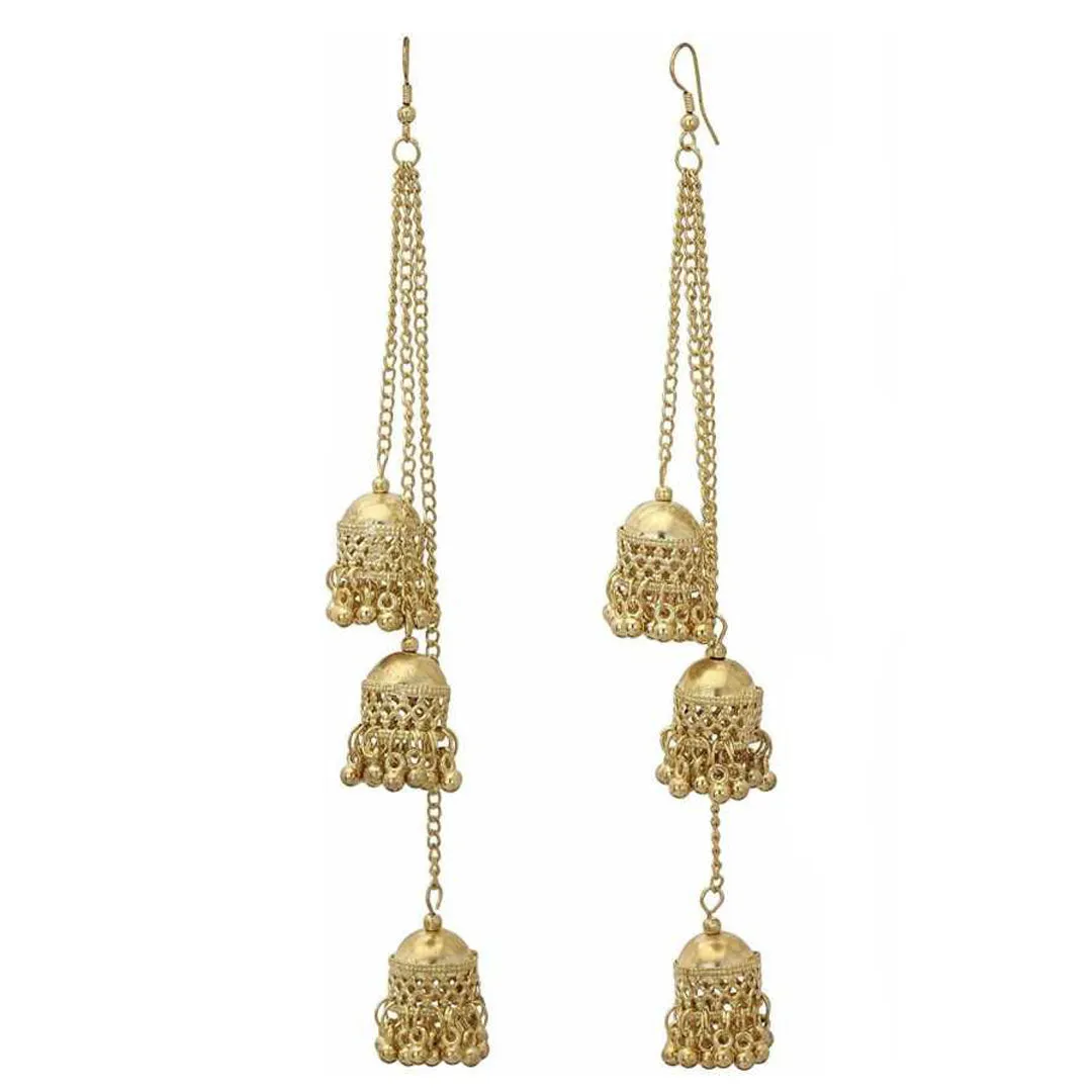 Pack of 2 Square Mirror and Kashmiri Jhumki