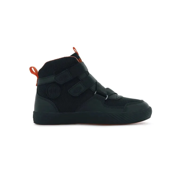 Palladium Strap Casual Sneaker kids - Black