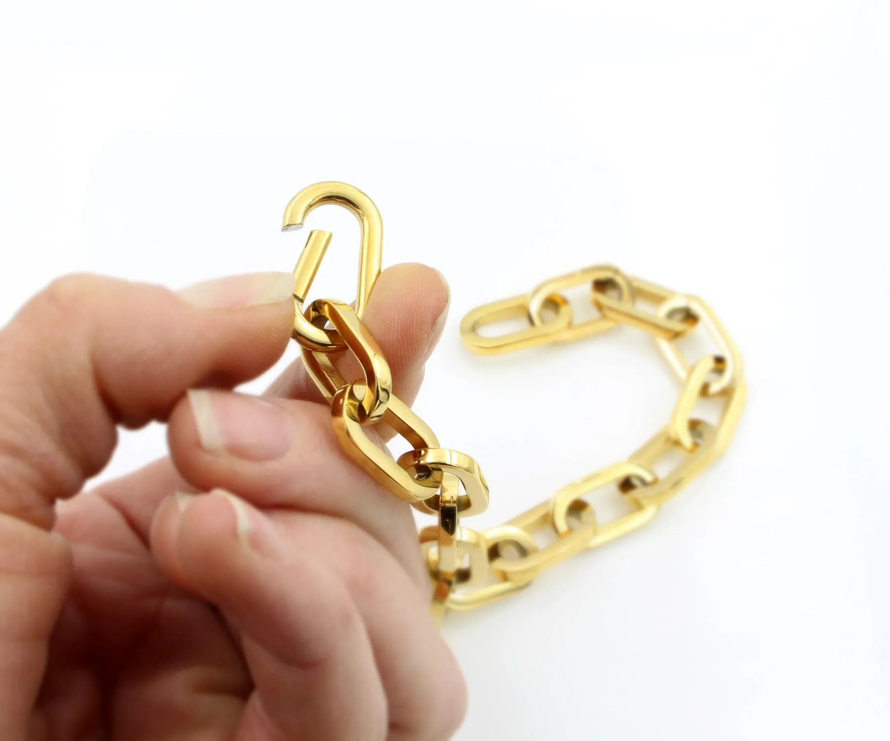 Paperclip Lightweight Link Steel Bracelet