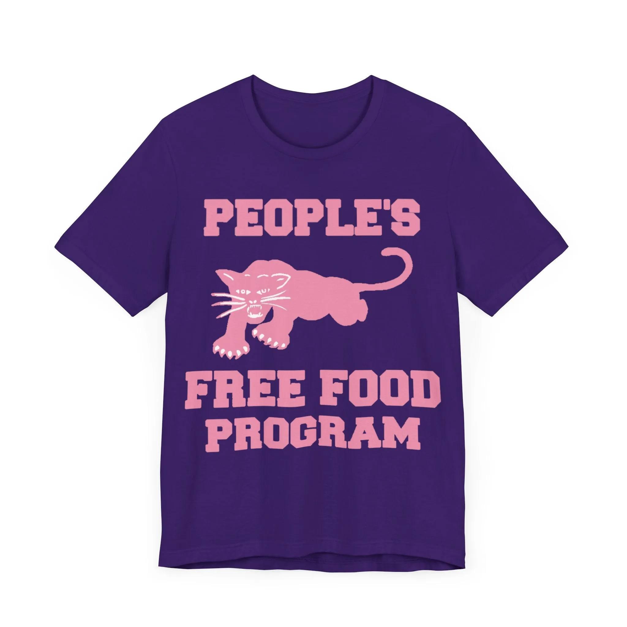 People's Free Food Program (Pink): Unisex Tee