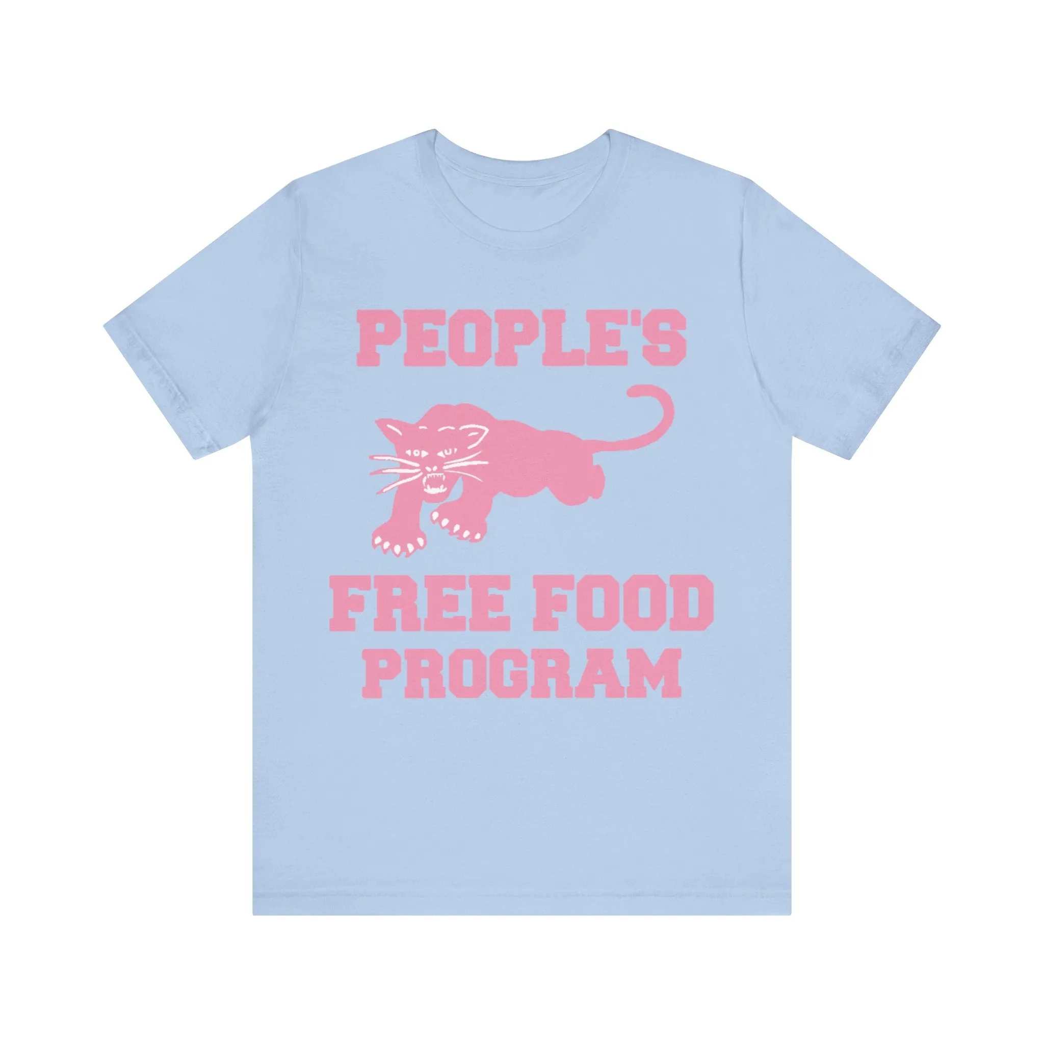 People's Free Food Program (Pink): Unisex Tee