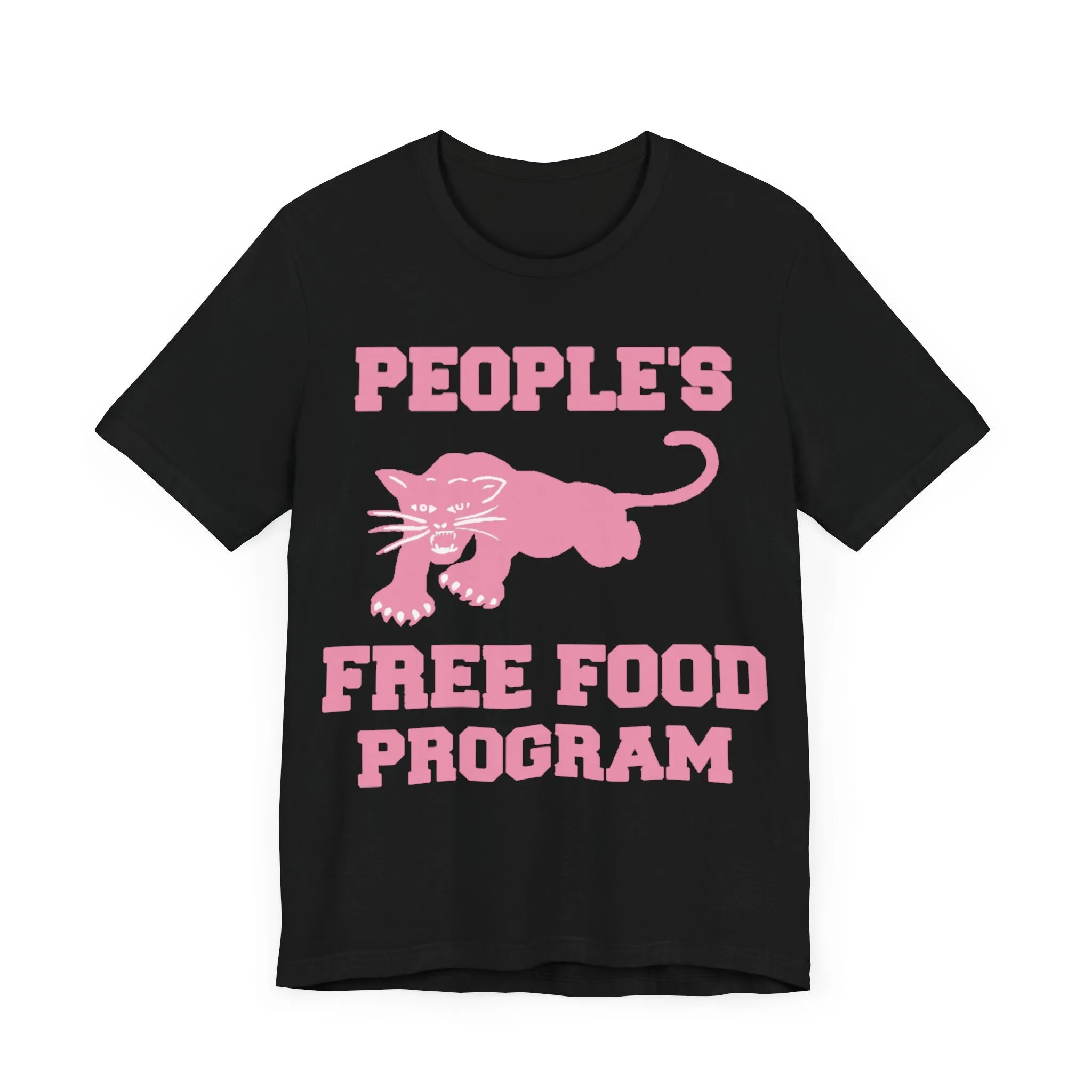 People's Free Food Program (Pink): Unisex Tee