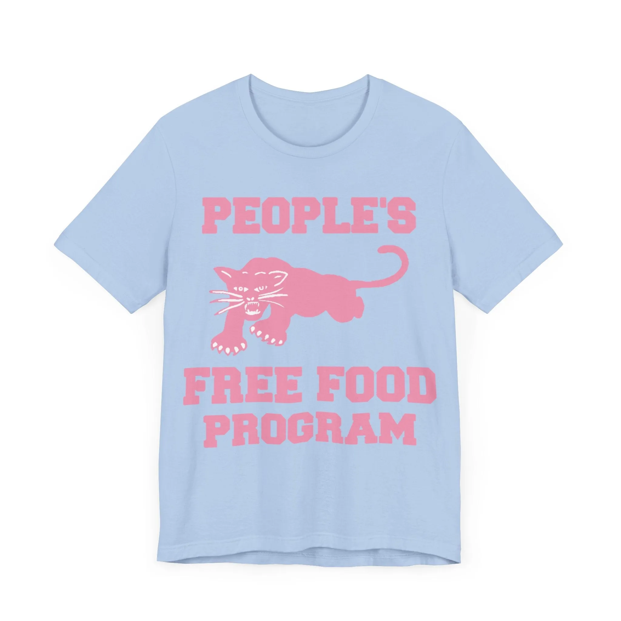 People's Free Food Program (Pink): Unisex Tee