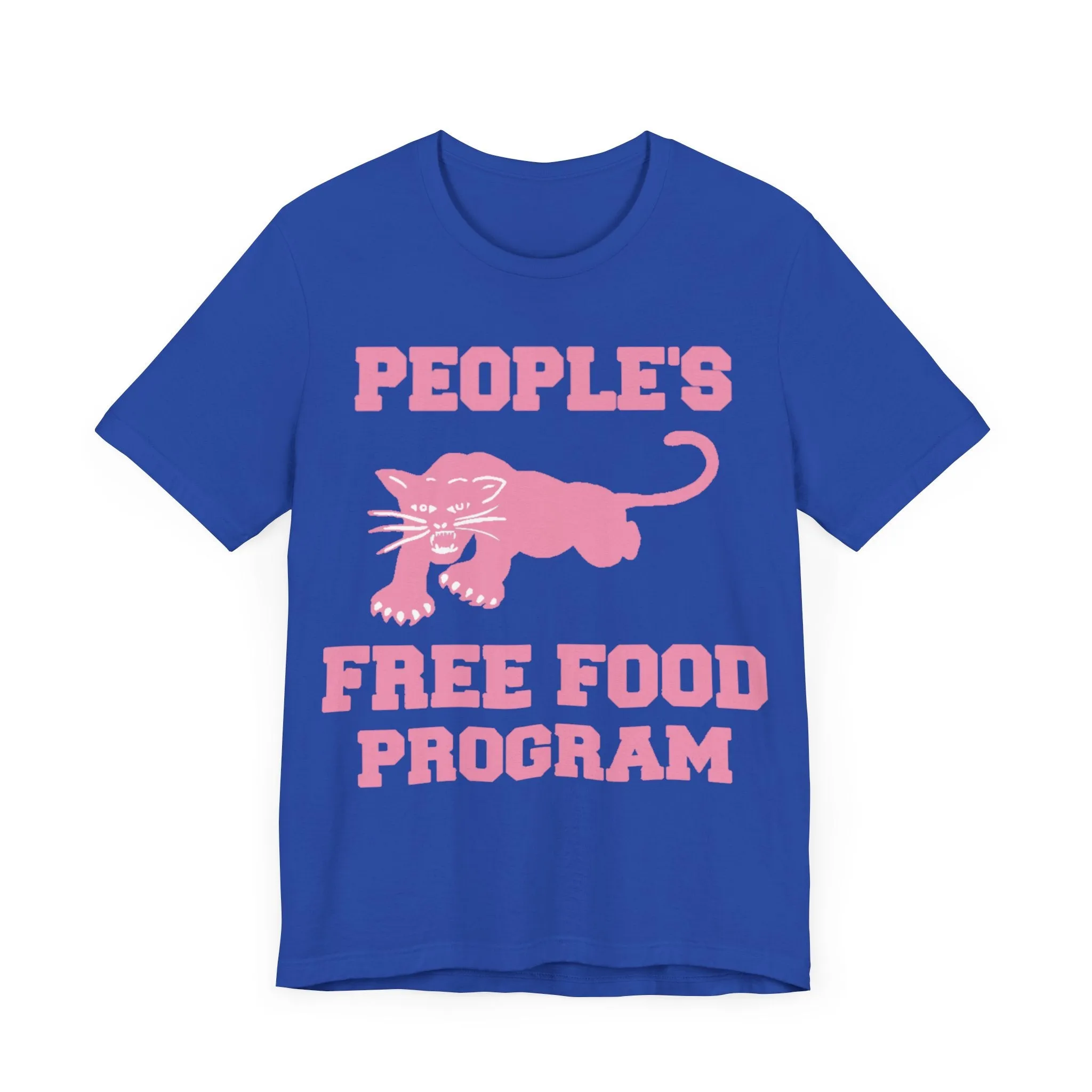 People's Free Food Program (Pink): Unisex Tee