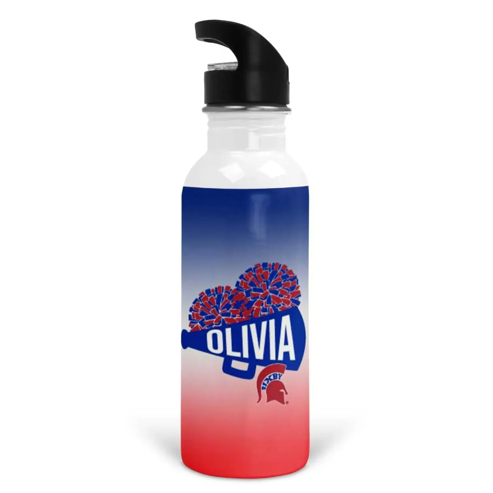 PERSONALIZED BIXBY SPARTAN SPORTS WATER BOTTLE