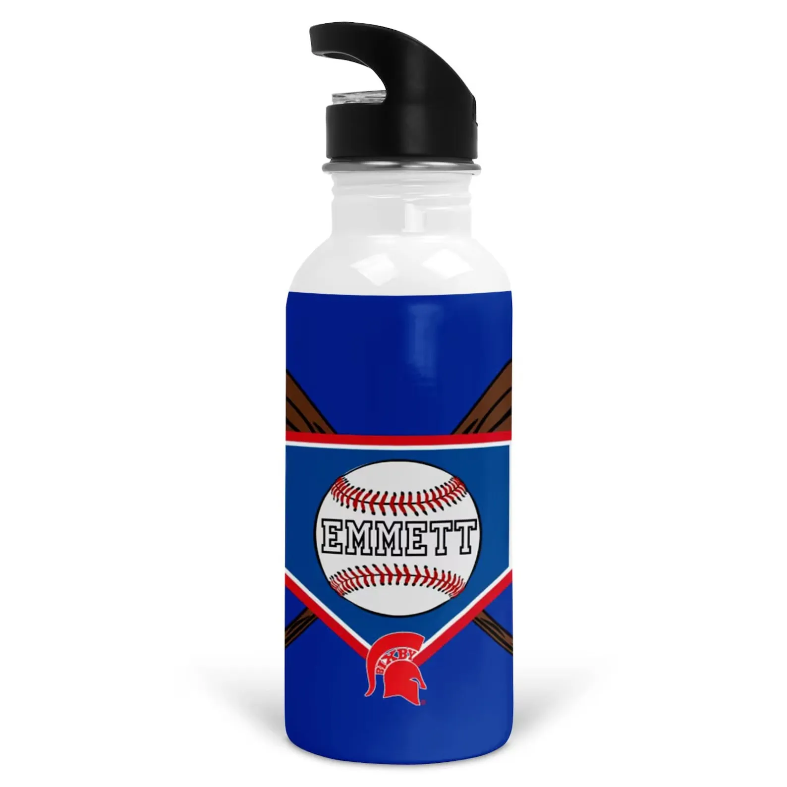 PERSONALIZED BIXBY SPARTAN SPORTS WATER BOTTLE