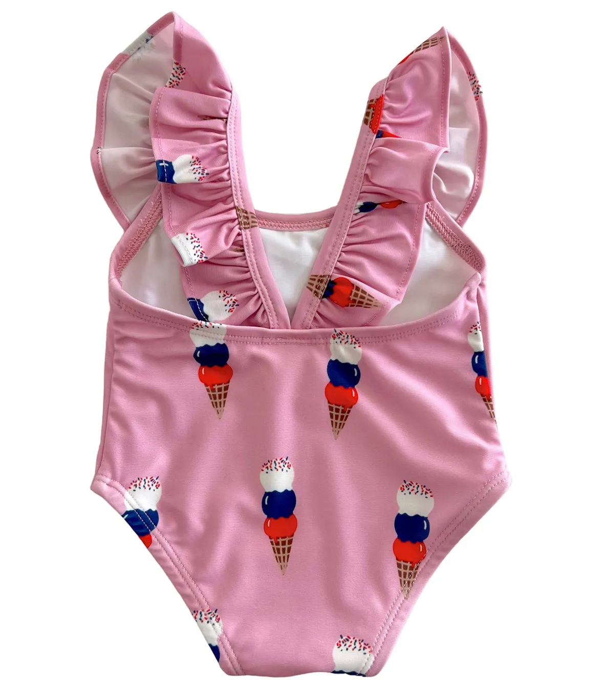 Pink Ice Cream / Isla Swimsuit / Upf 50 