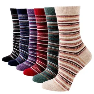 Plain Six Color Mens Dress Socks - Premium Cotton formal socks with Soft Elastic - 6 Pack Bundle