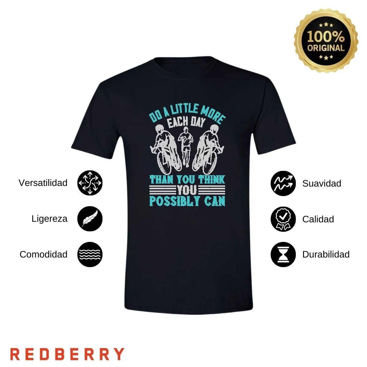 Playera Hombre Running Correr Maratón RN1004