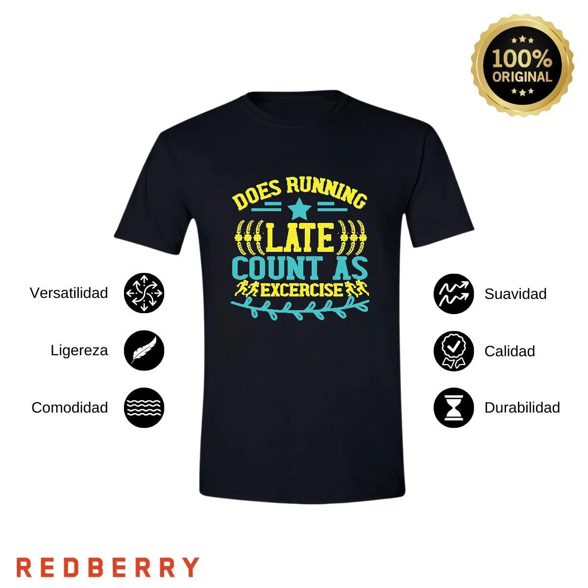 Playera Hombre Running Correr Maratón RN1005