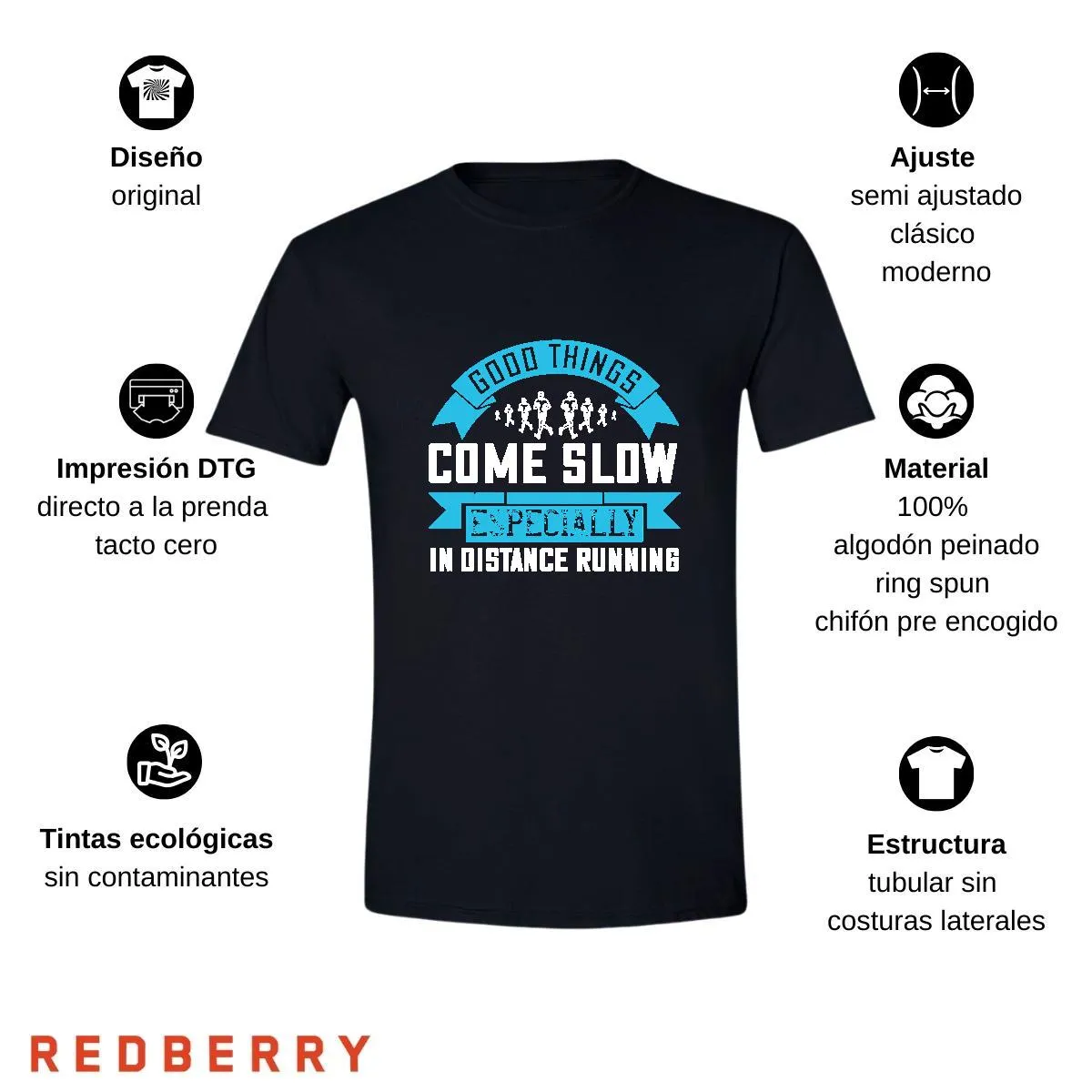 Playera Hombre Running Correr Maratón RN1007