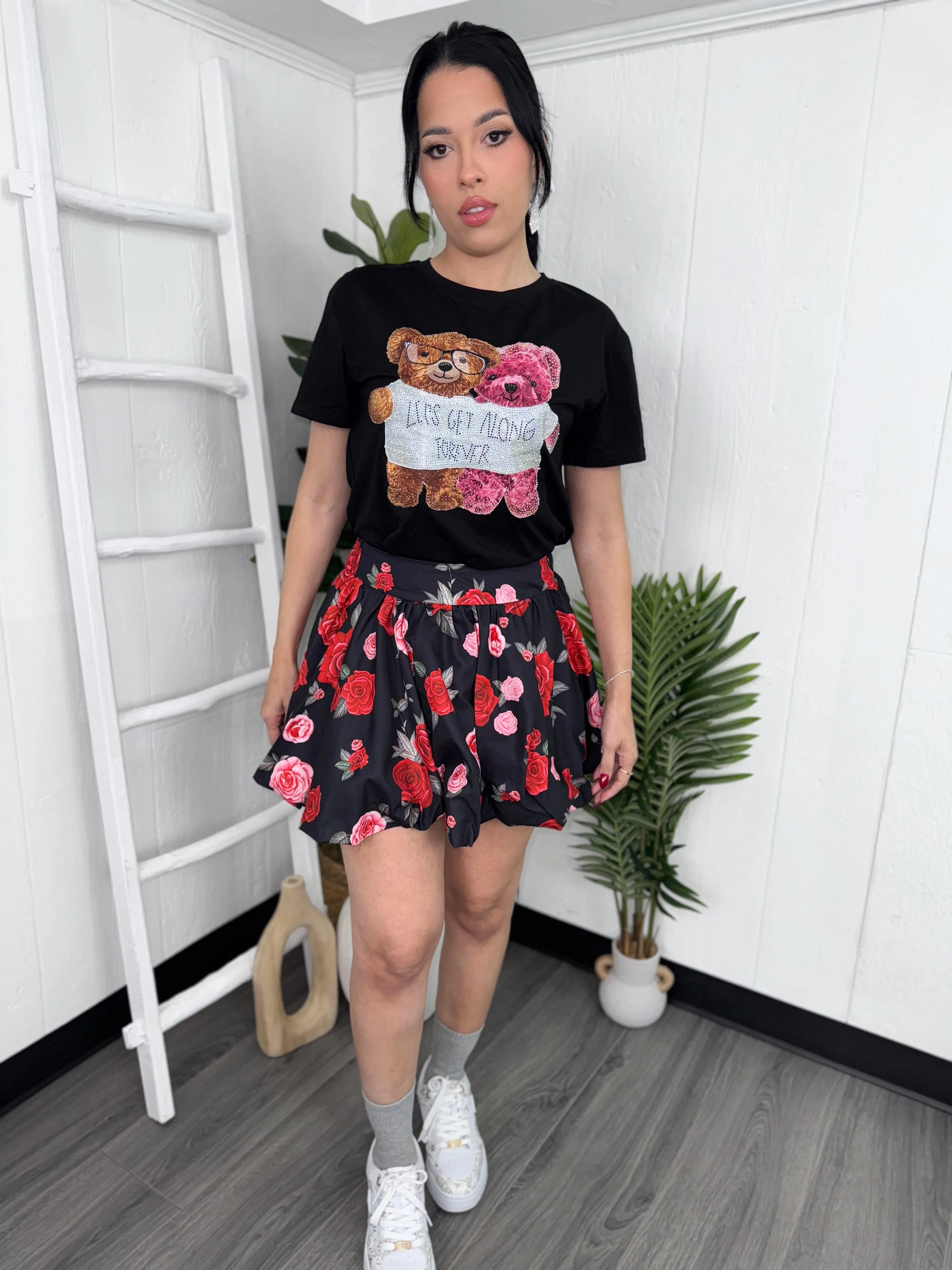 Playful Floral Skirt (C93)