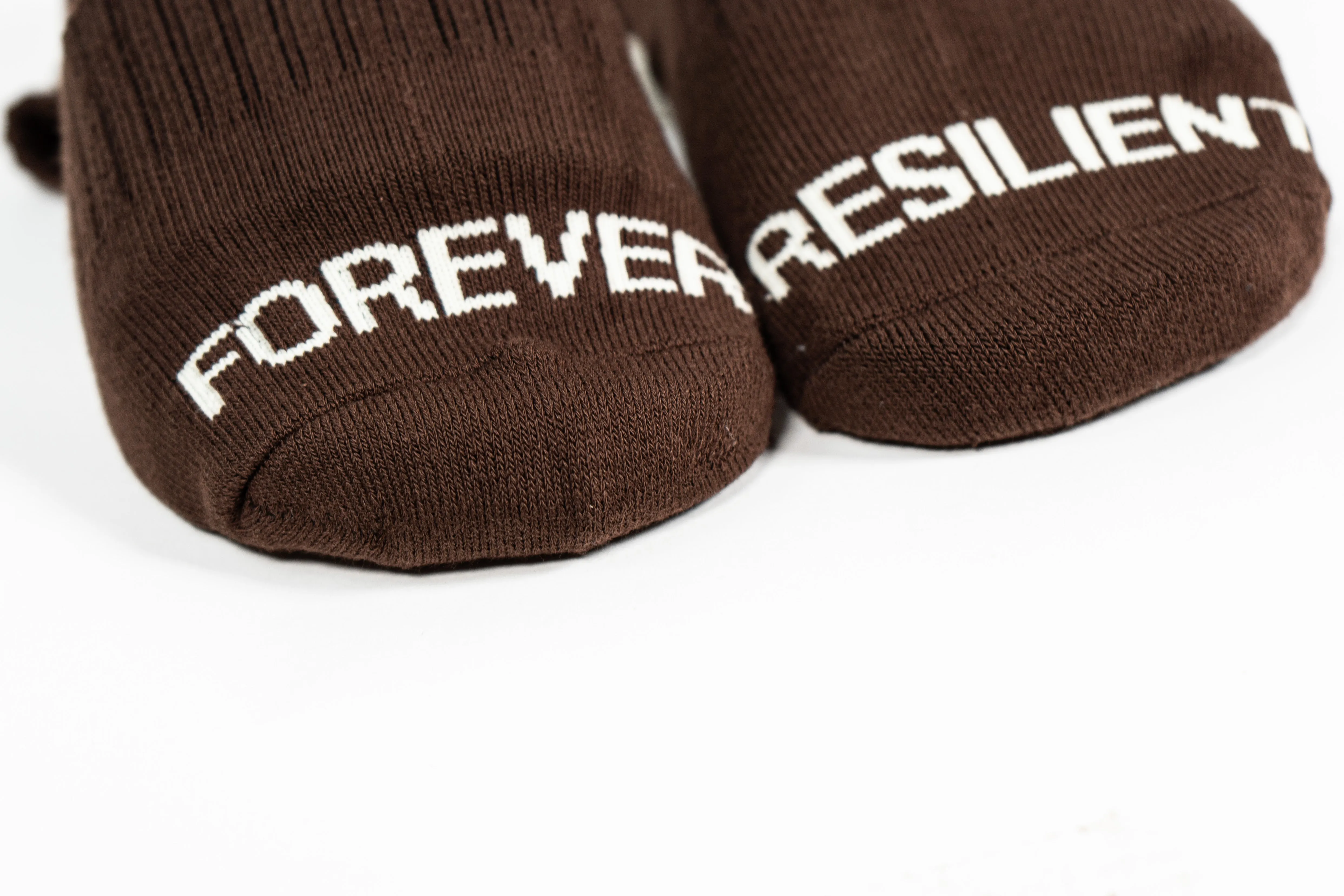 Plush Cushioned Socks (Chocolate Brown) 2 Pair