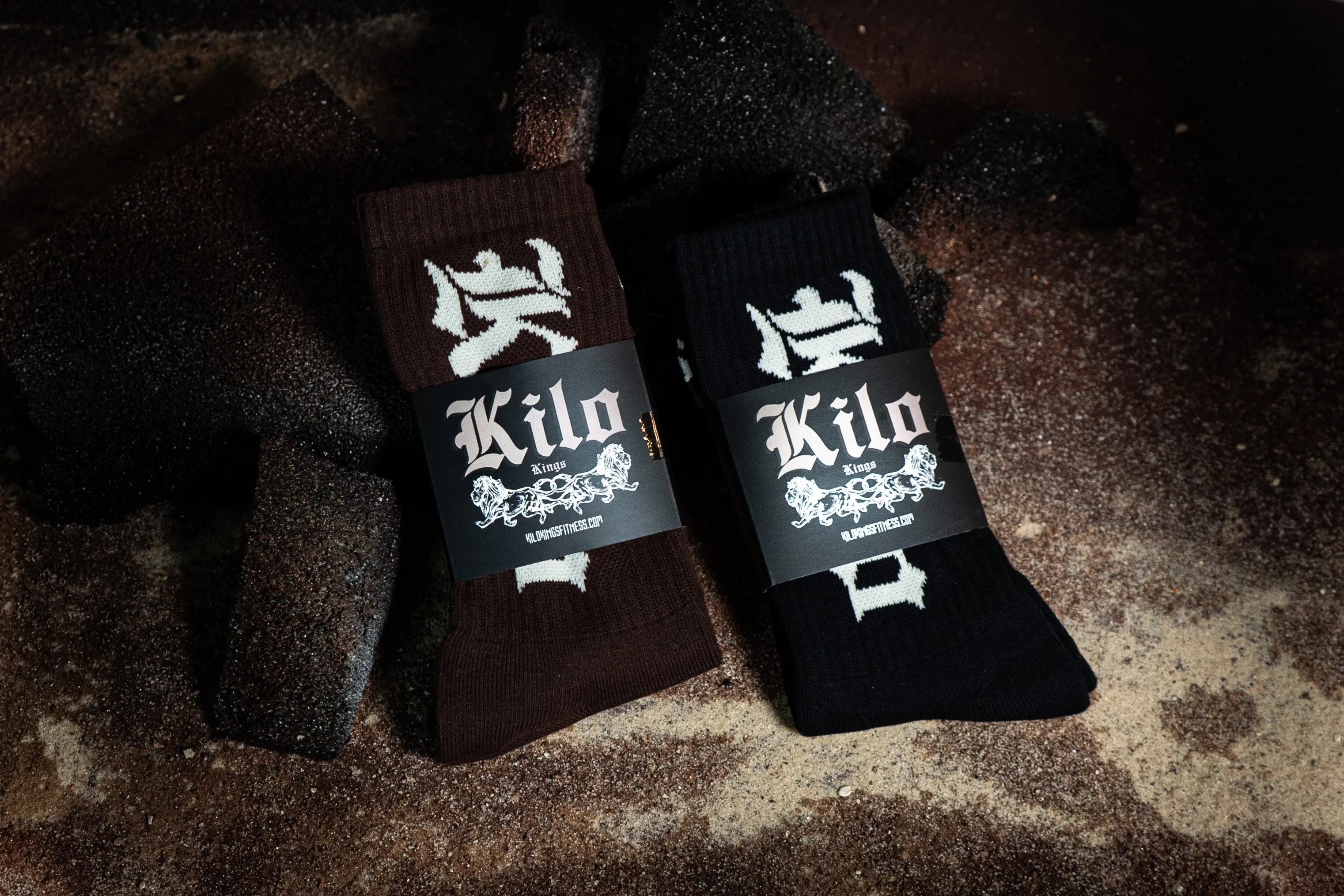 Plush Cushioned Socks (Chocolate Brown) 2 Pair