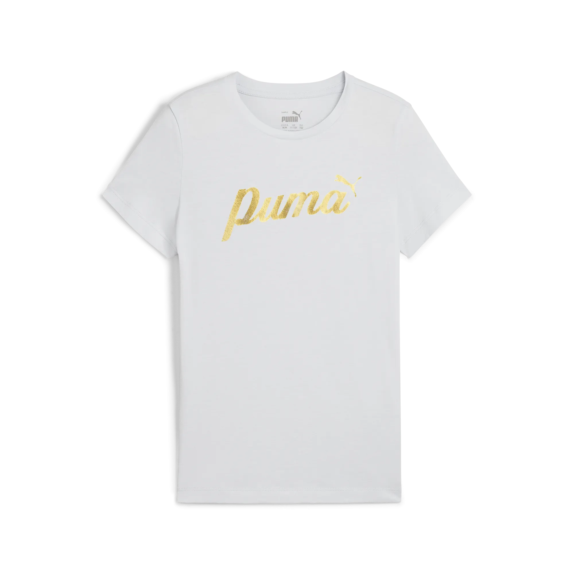 PUMA Ess  Script Metallic Girls Tee